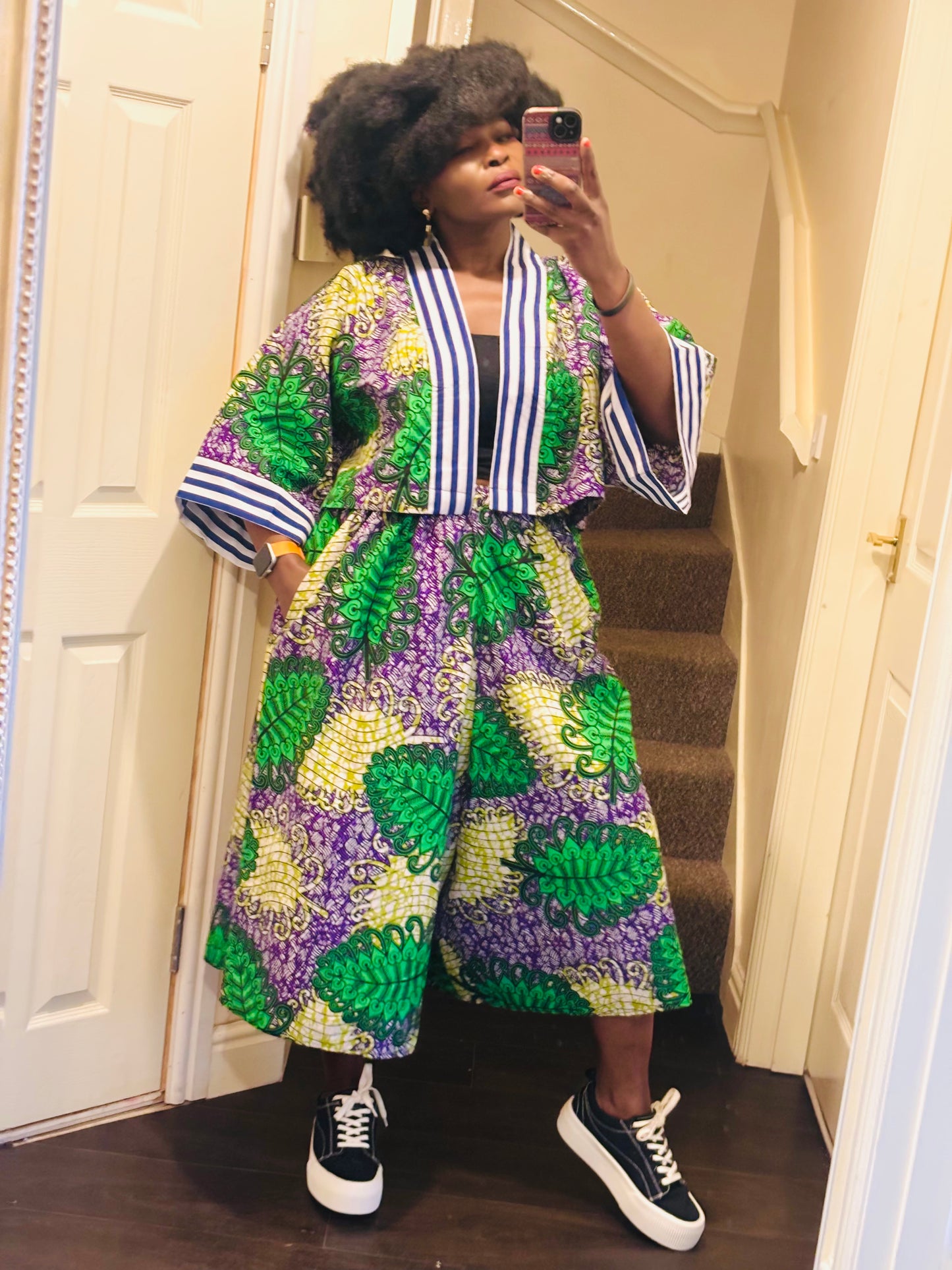 Culottes and jacket African Print Set