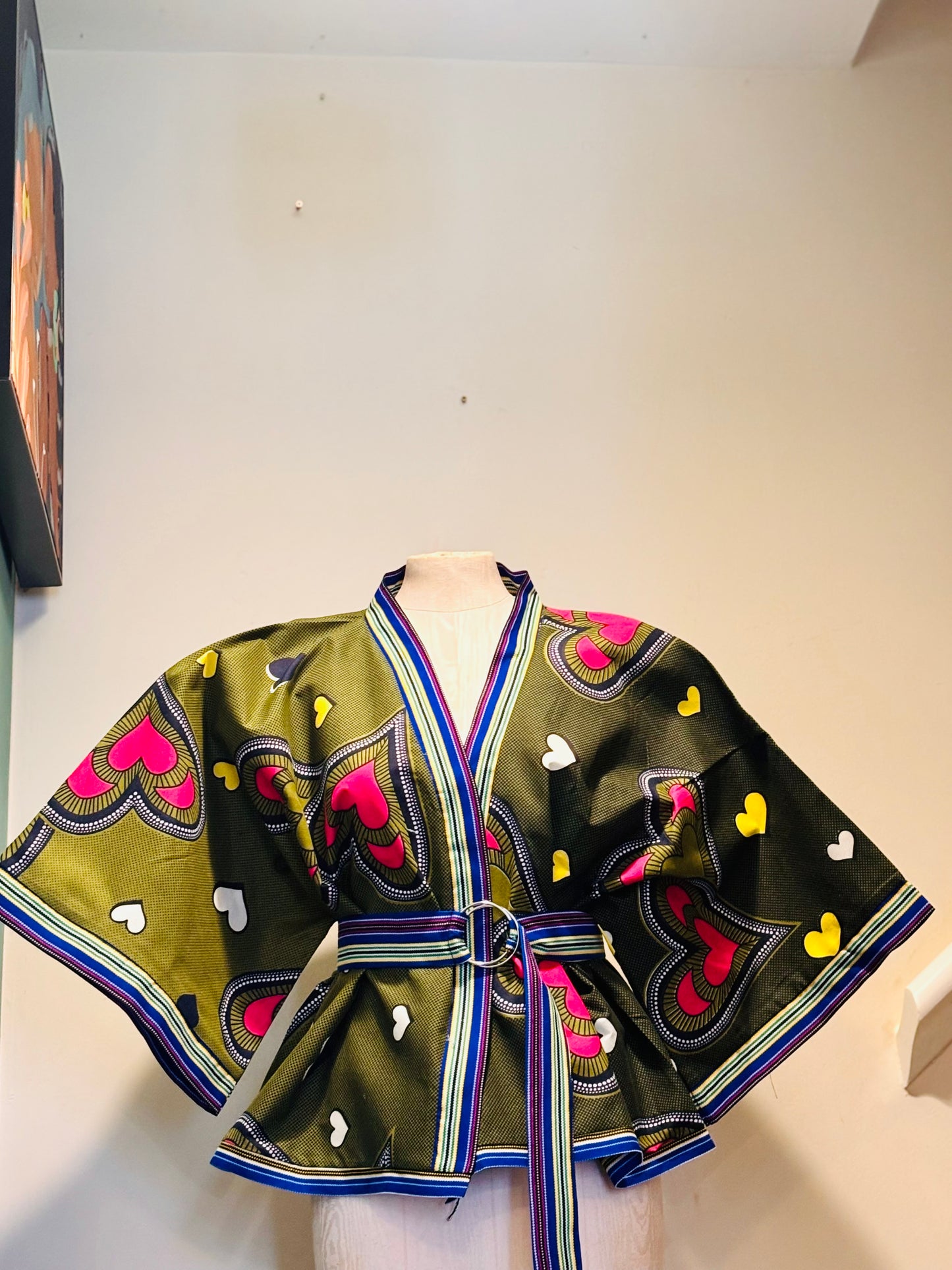 African Print Oversized Jacket “ 24 Inches (Unlined)