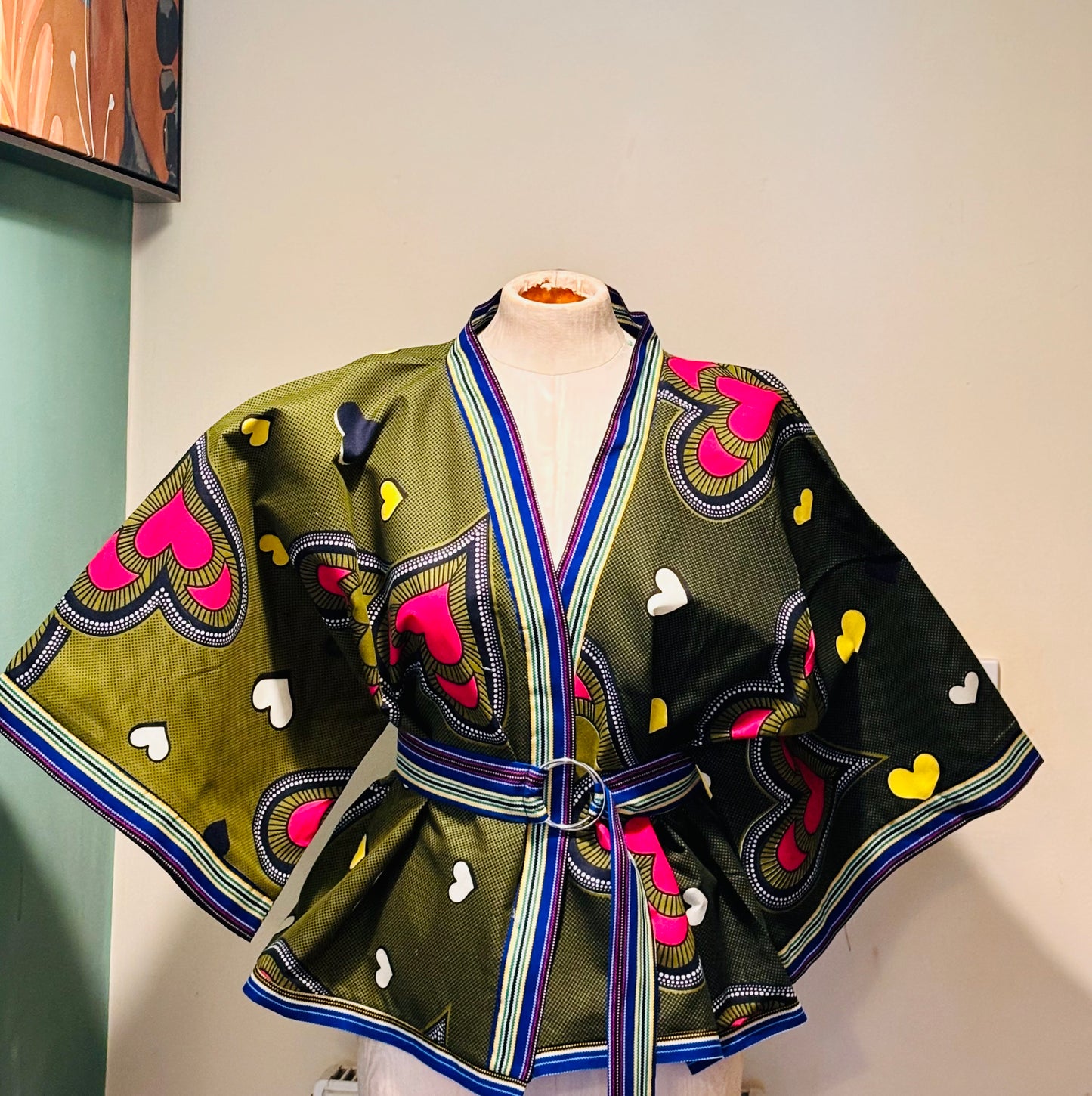 African Print Oversized Jacket “ 24 Inches (Unlined)
