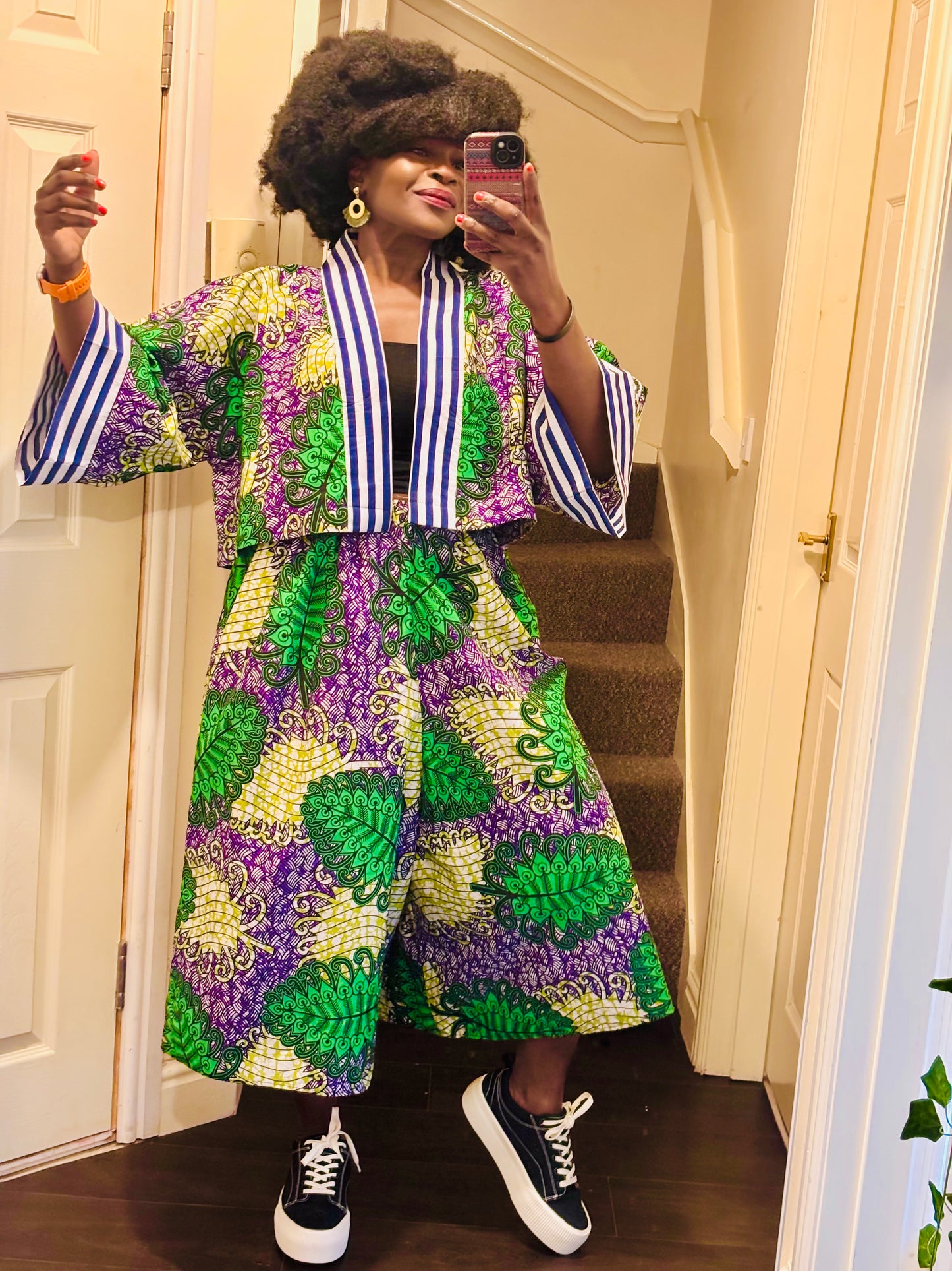 Culottes and jacket African Print Set