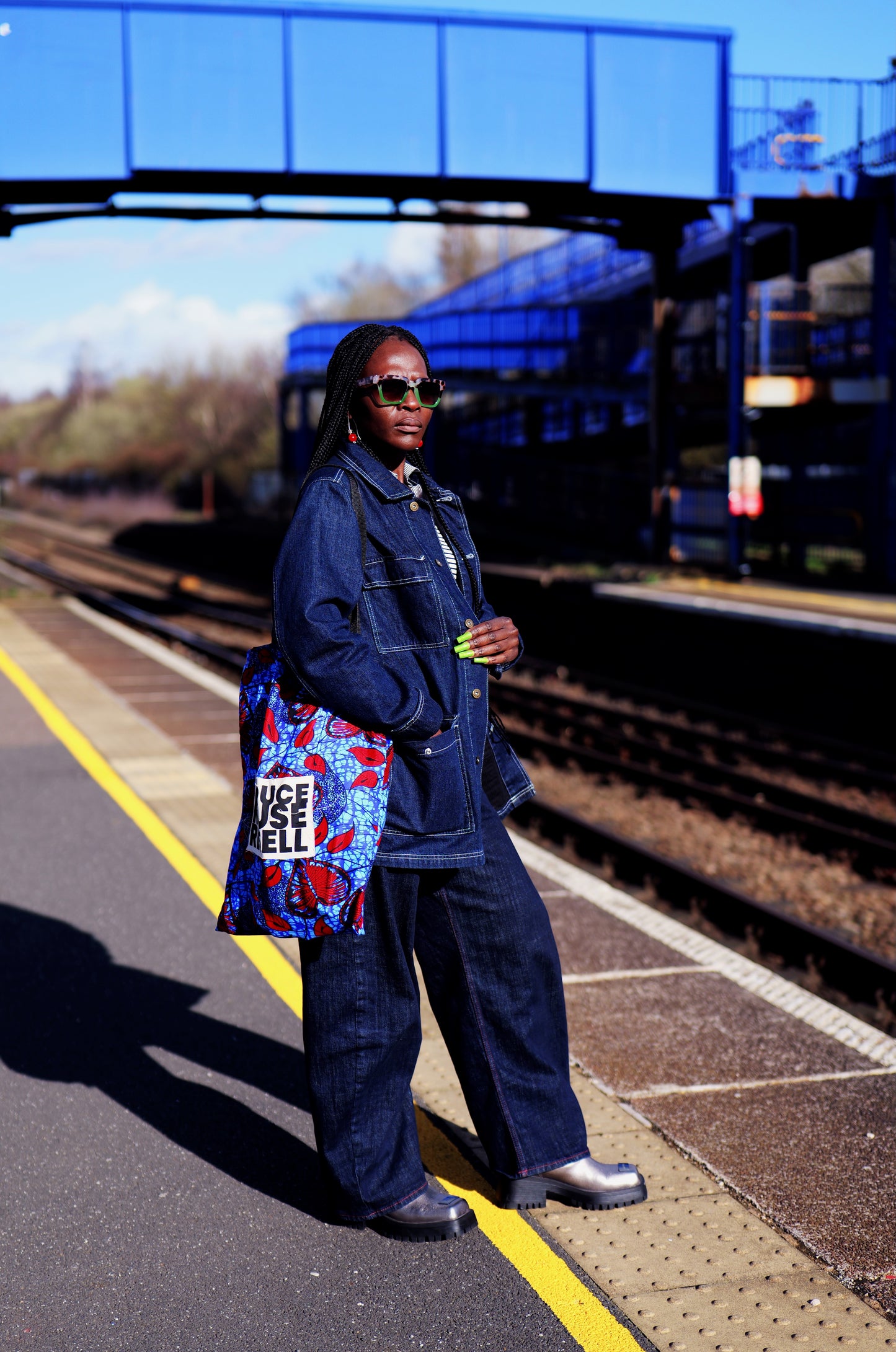 African print Tote Bag