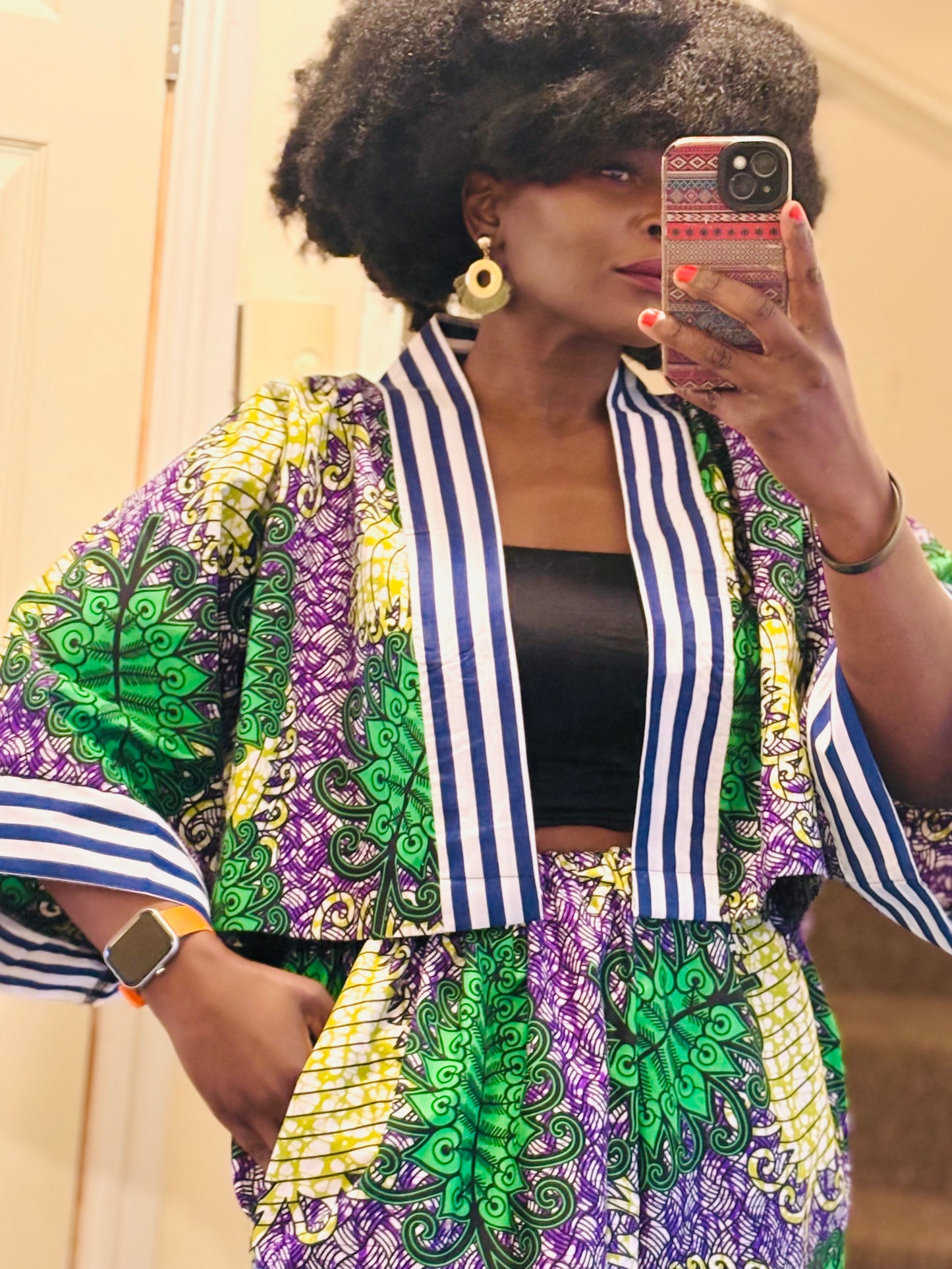 Culottes and jacket African Print Set