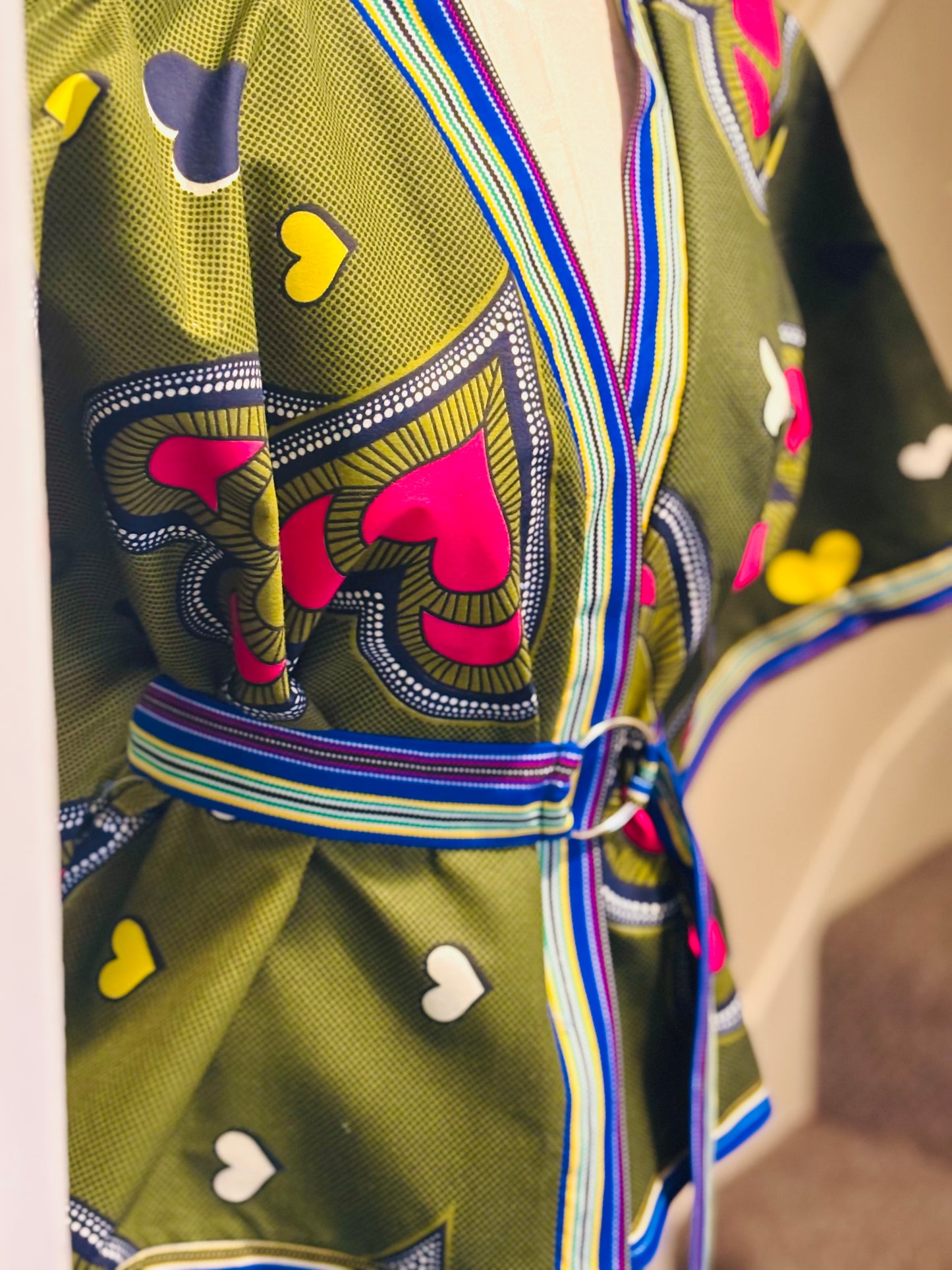 African Print Oversized Jacket “ 24 Inches (Unlined)