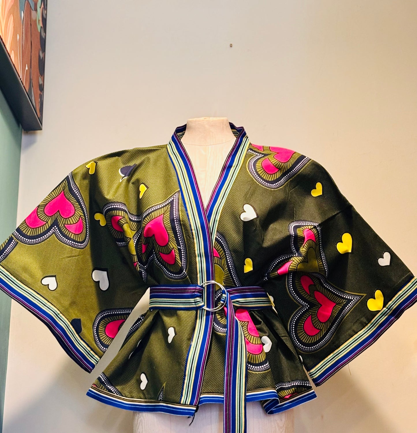African Print Oversized Jacket “ 24 Inches (Unlined)