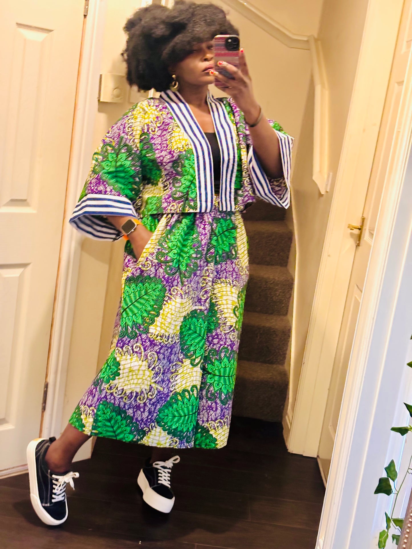 Culottes and jacket African Print Set