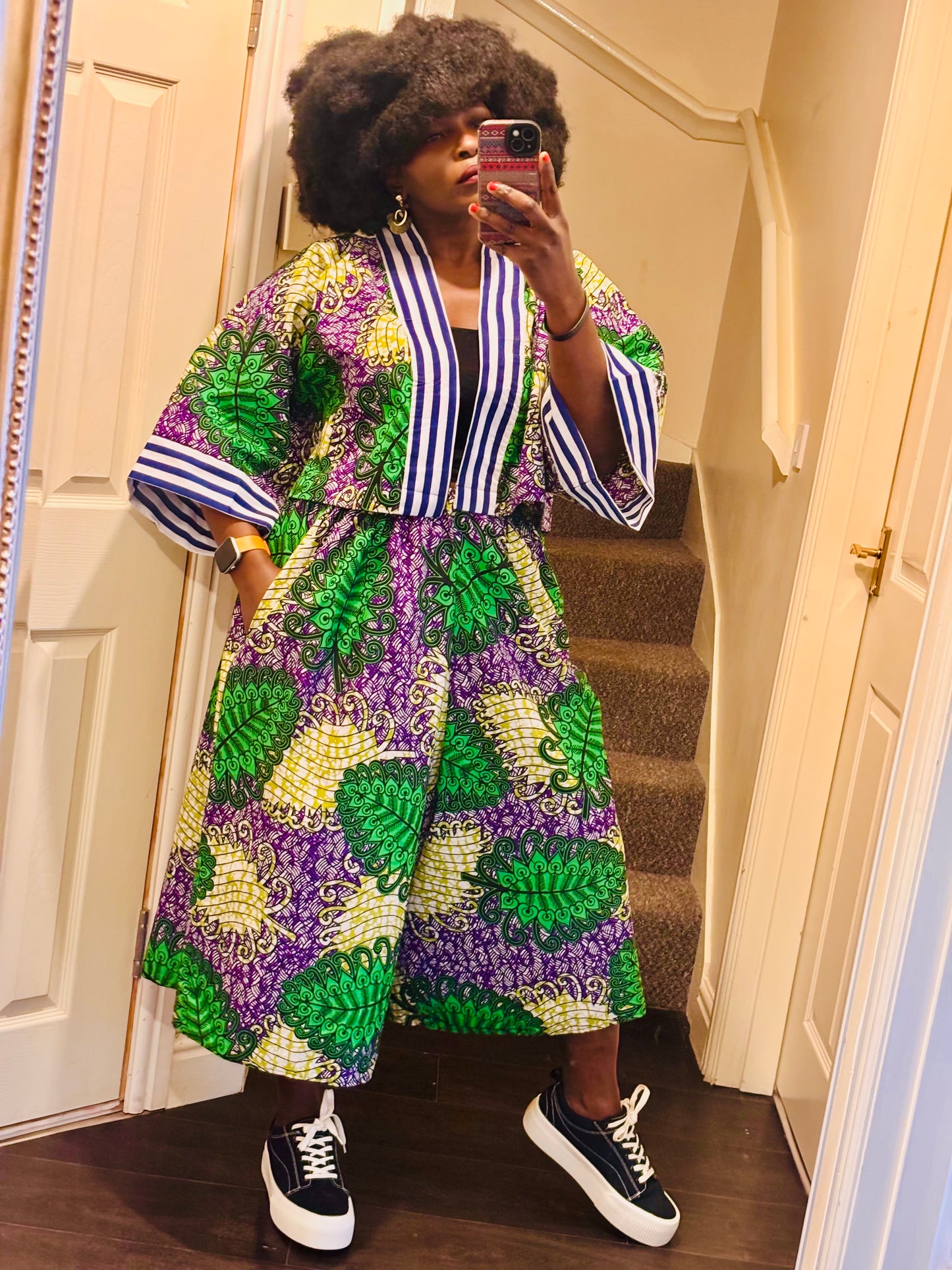 Culottes and jacket African Print Set