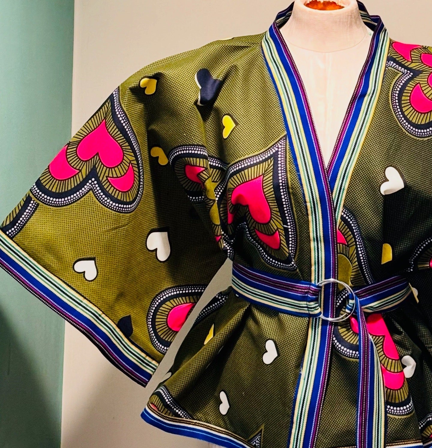 African Print Oversized Jacket “ 24 Inches (Unlined)