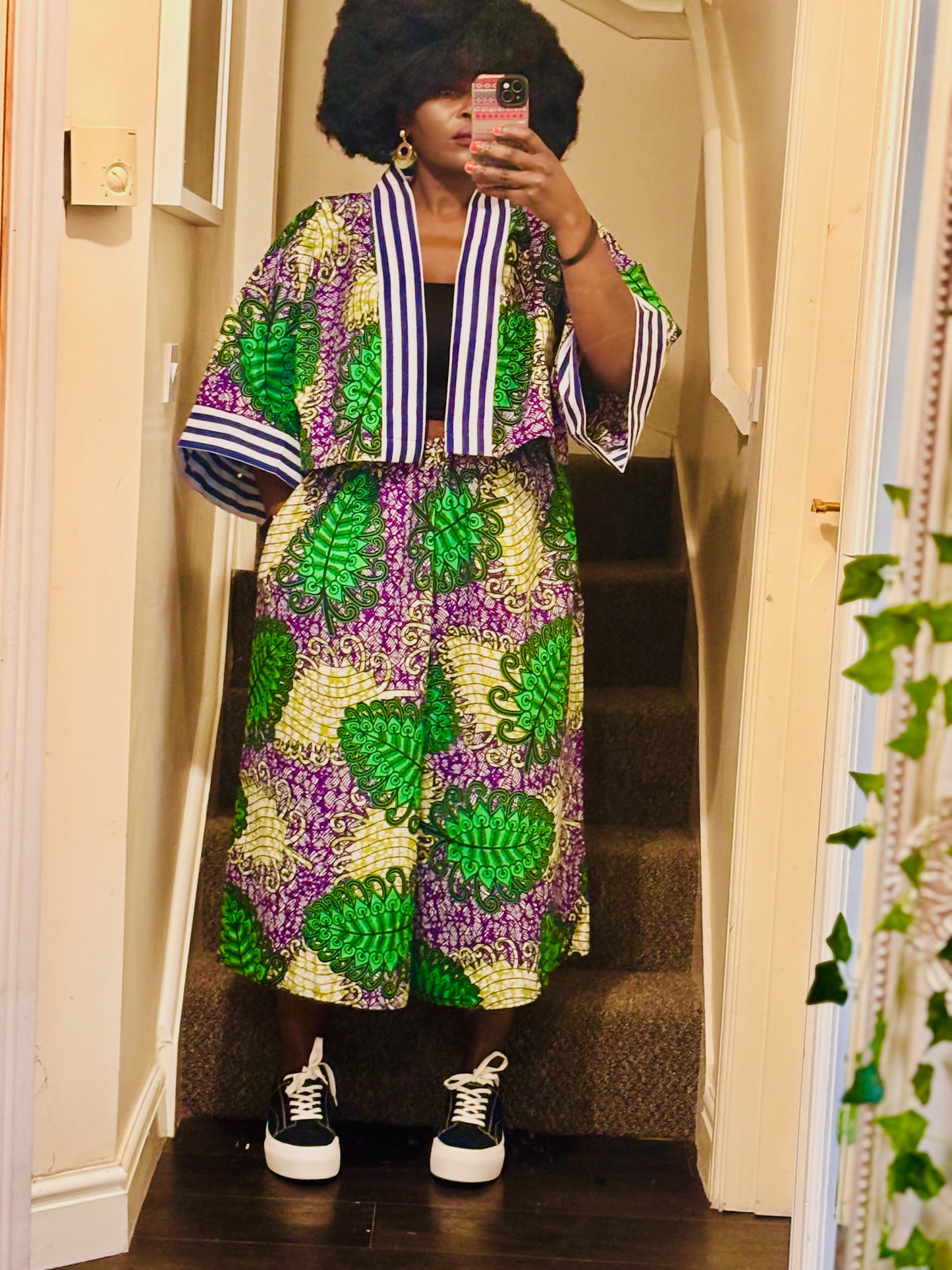 Culottes and jacket African Print Set