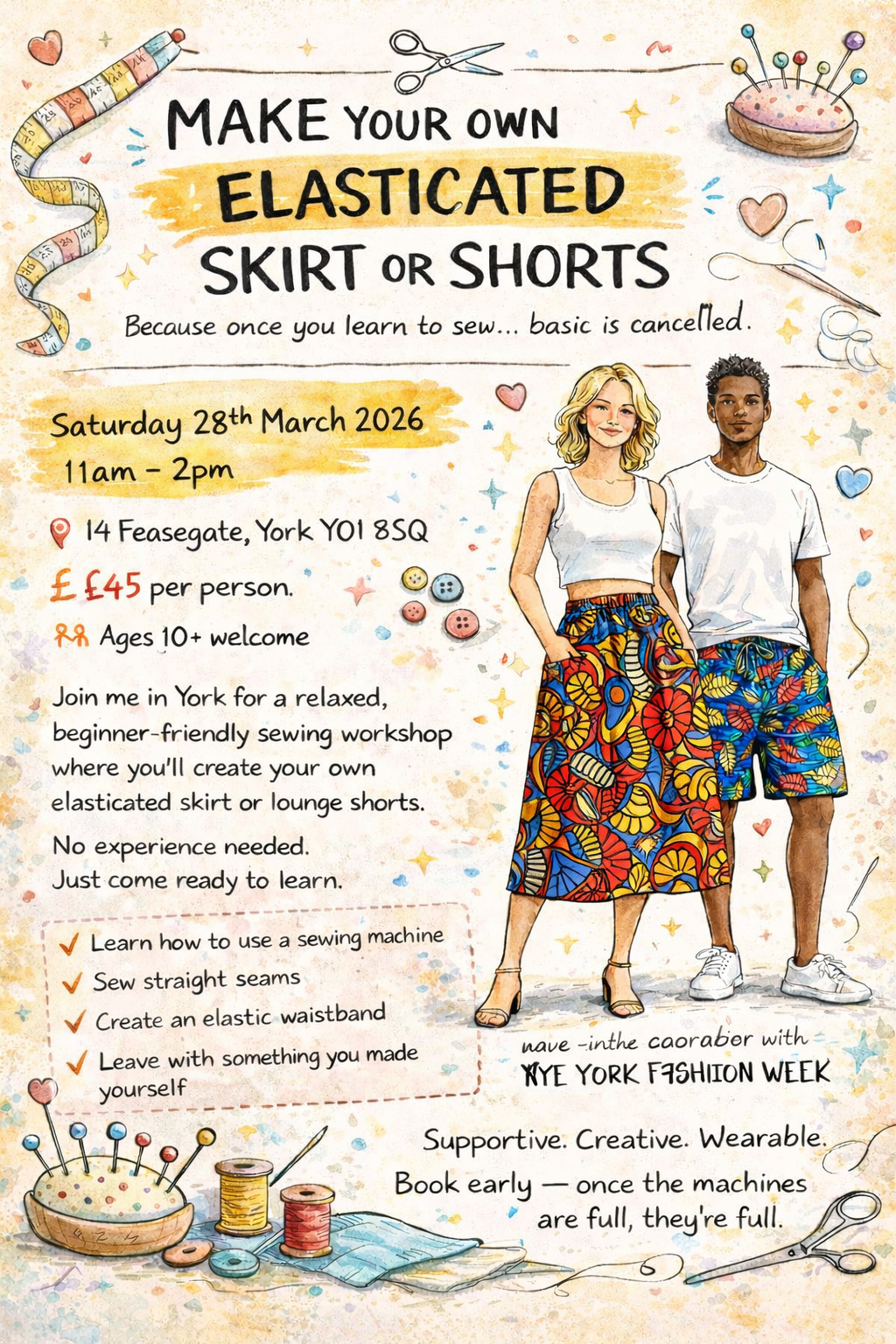 Beginner Sewing Workshop