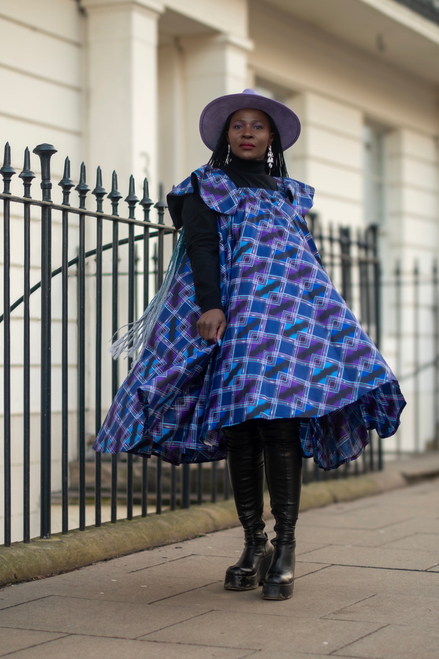 African Print Circle Dress