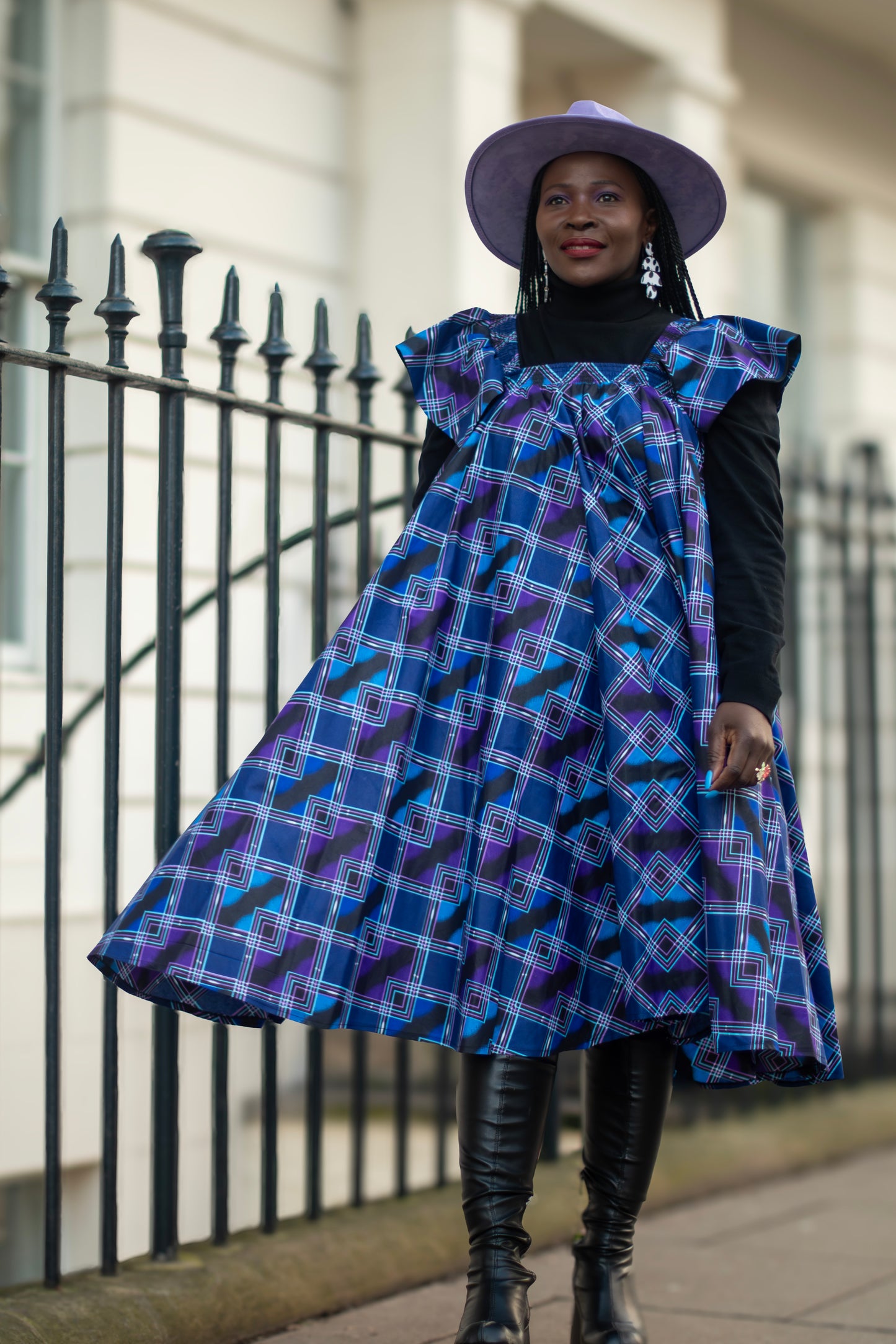 African Print Circle Dress