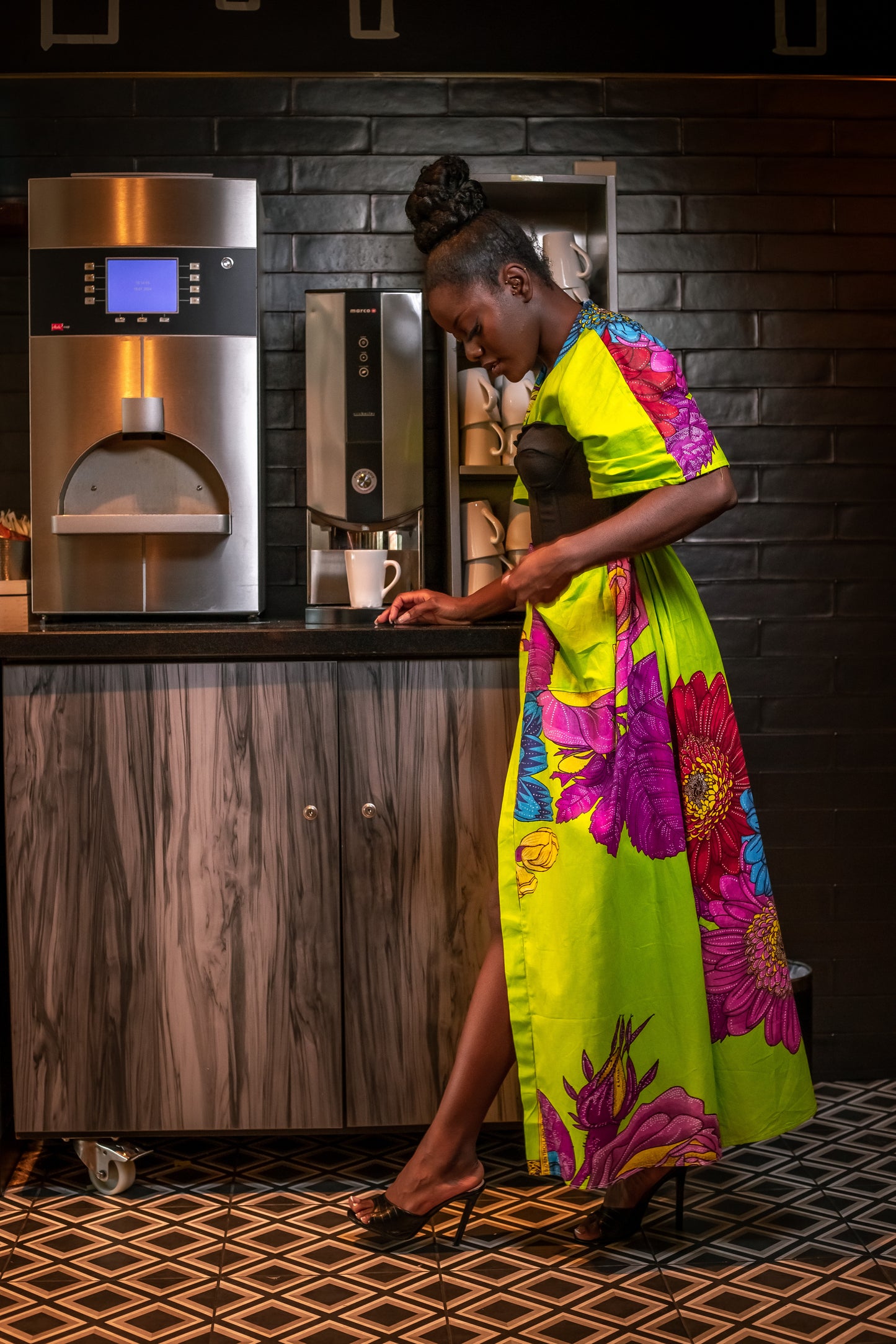 African print Kymono