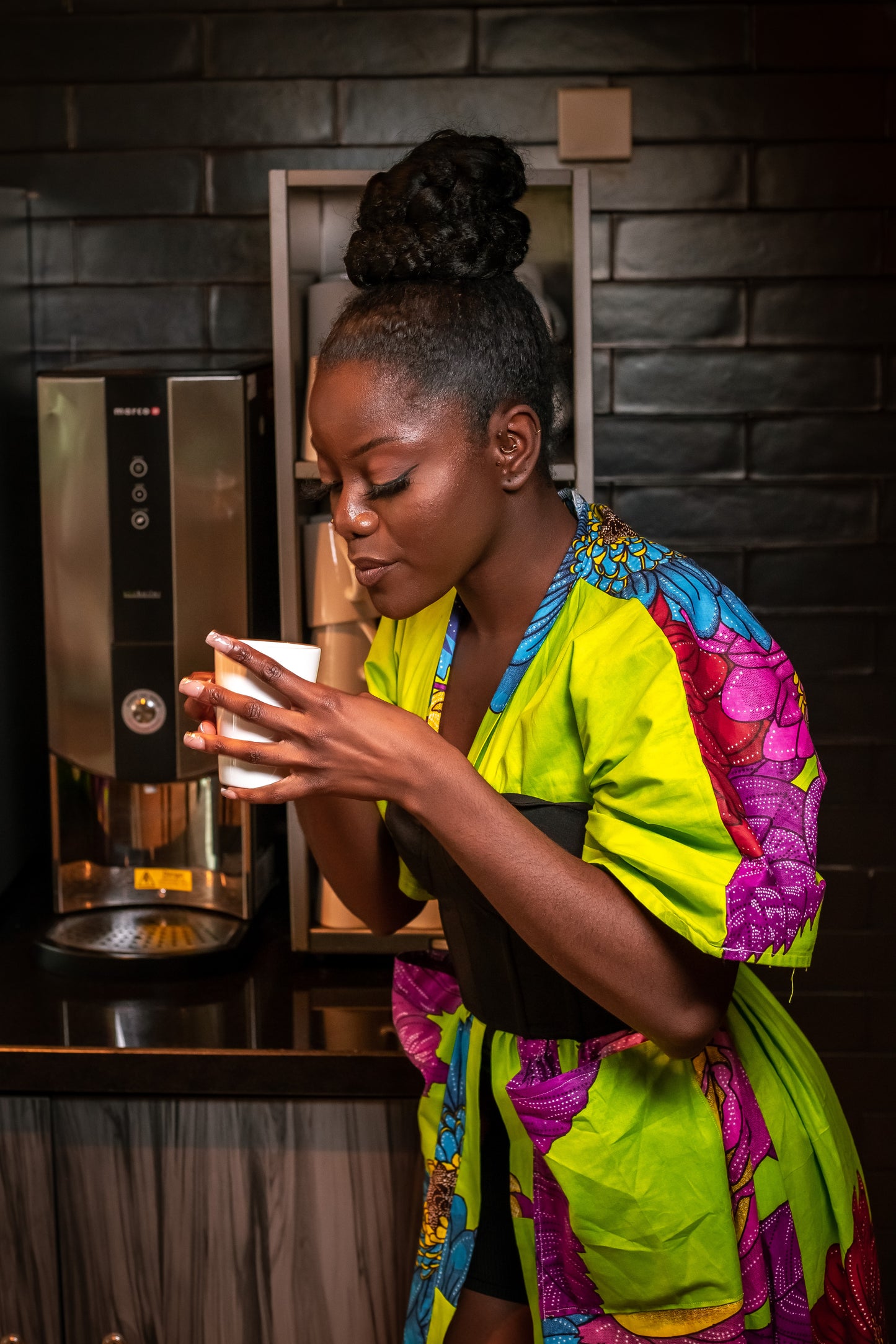 African print Kymono