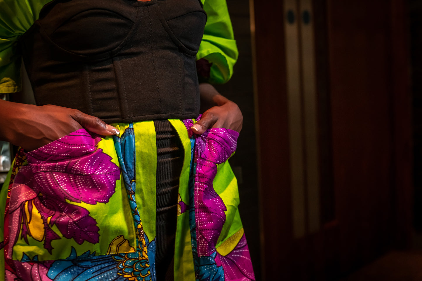 African print Kymono