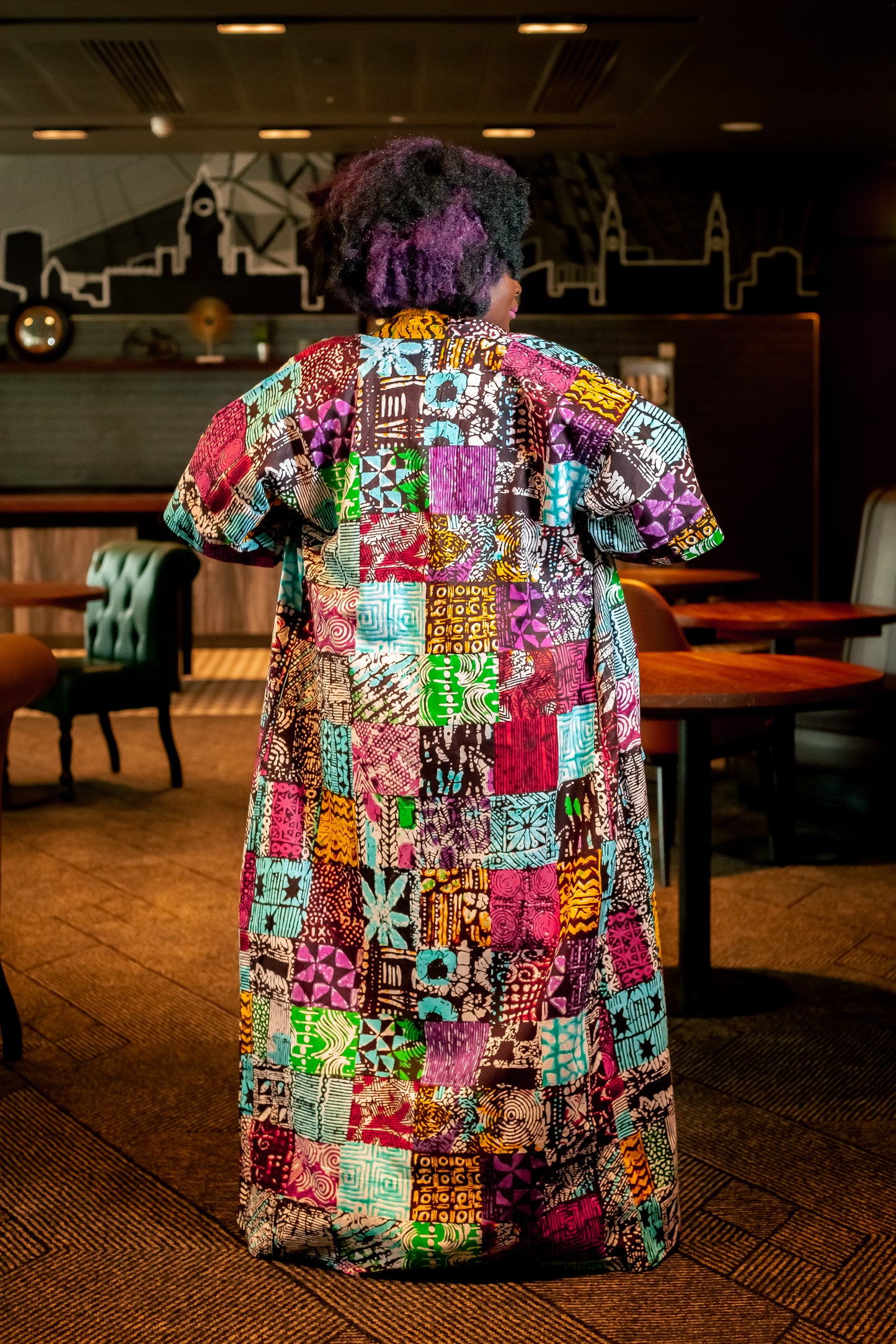 African print Kymono