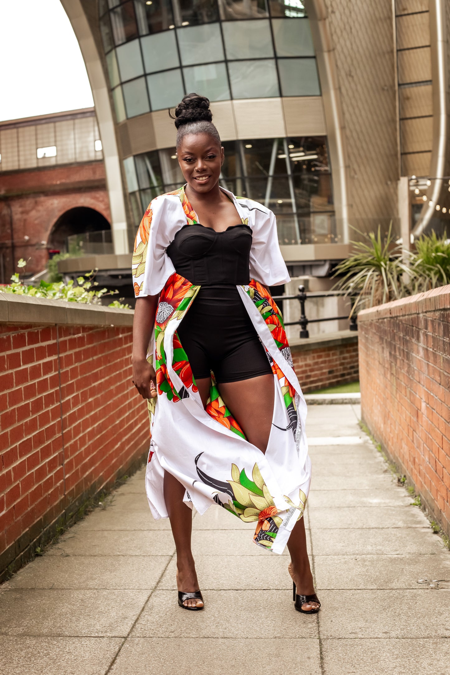 African print Kymono