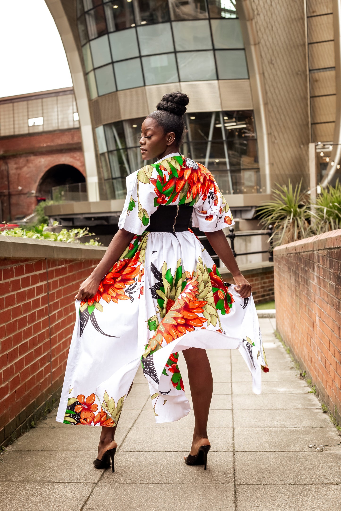 African print Kymono