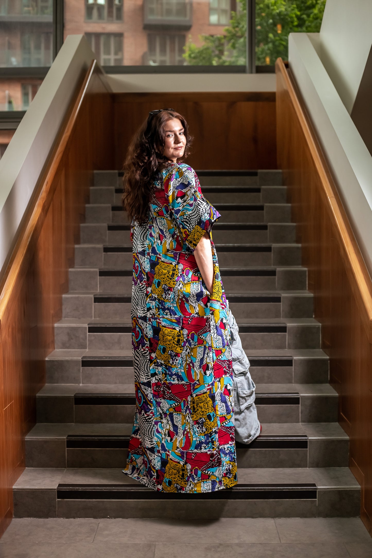 African print Kymono