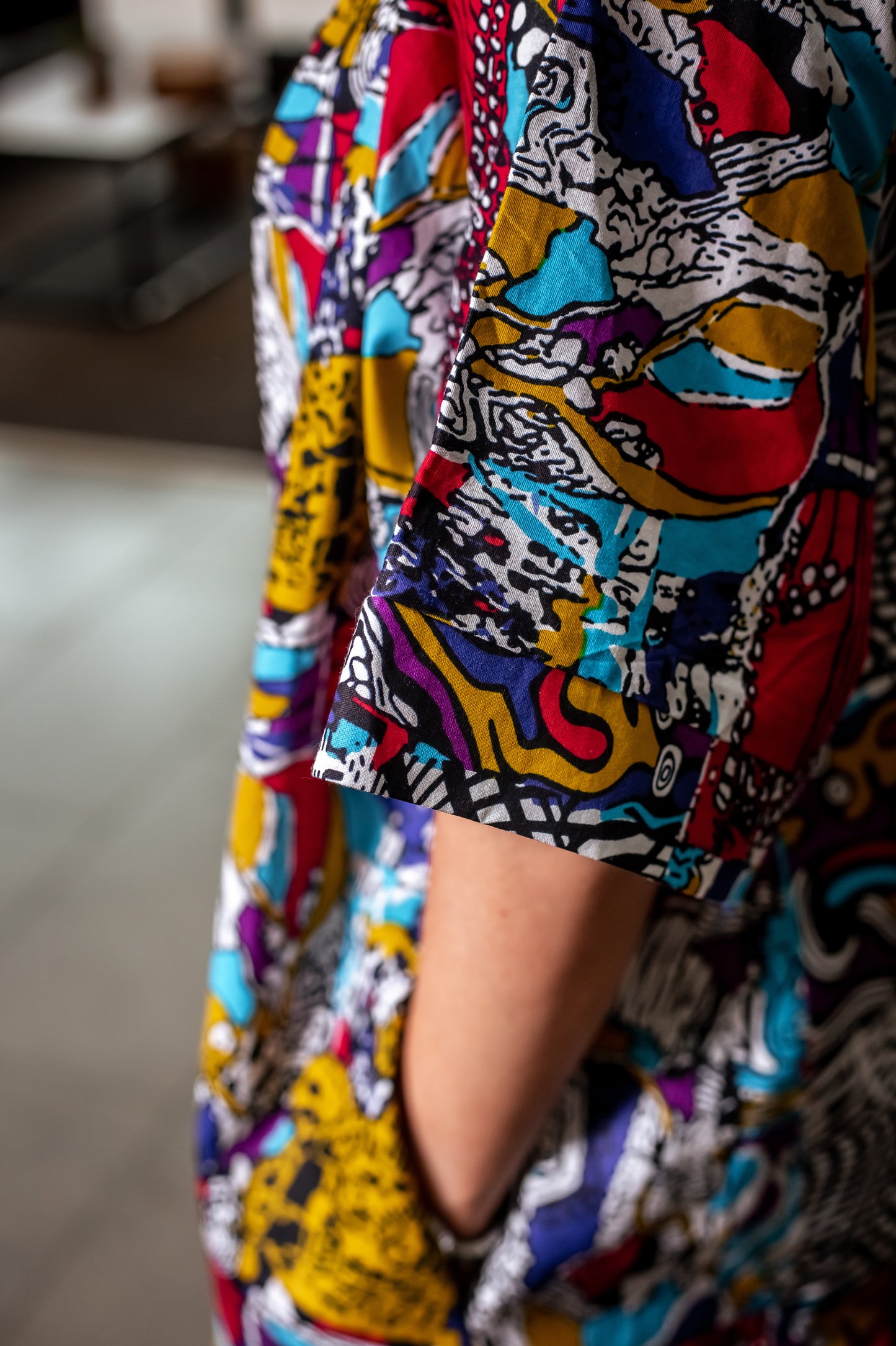 African print Kymono