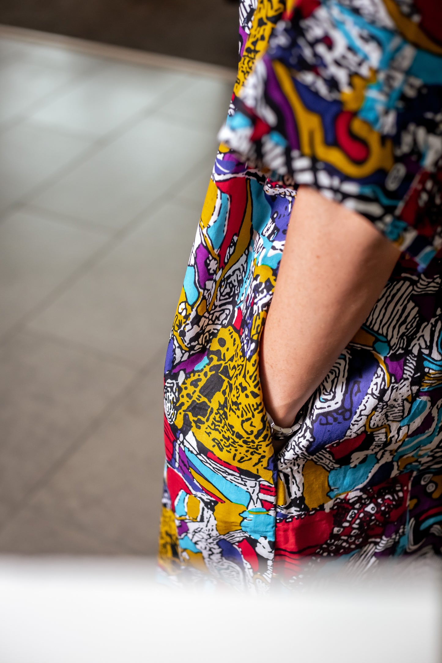 African print Kymono