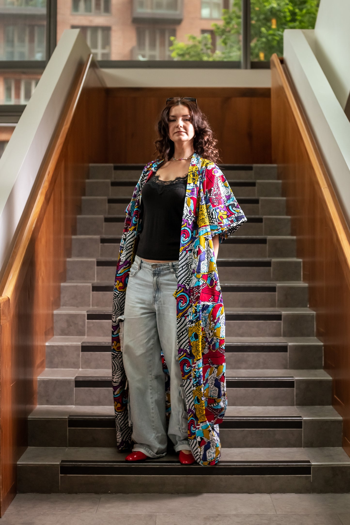African print Kymono