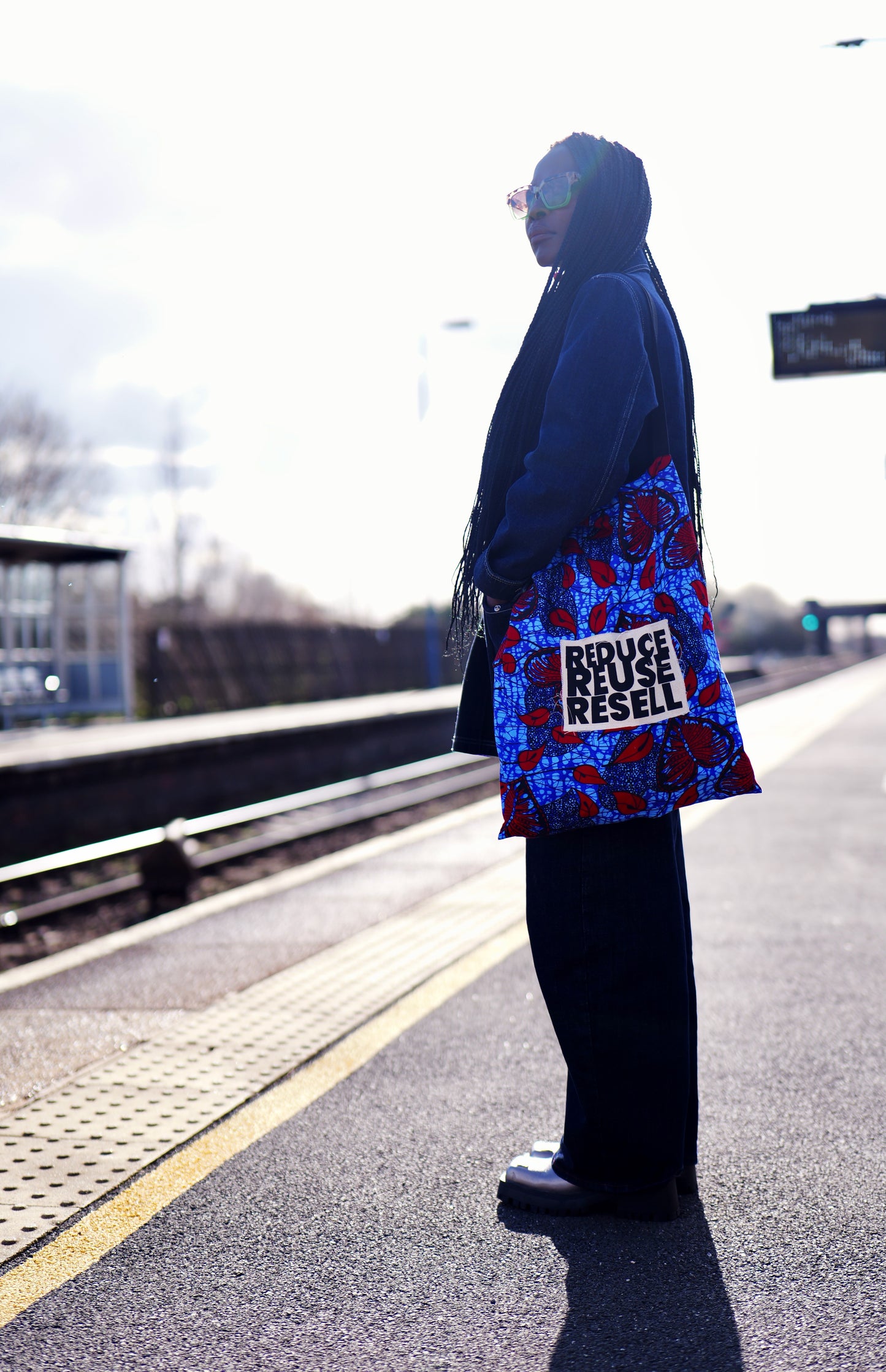 African print Tote Bag