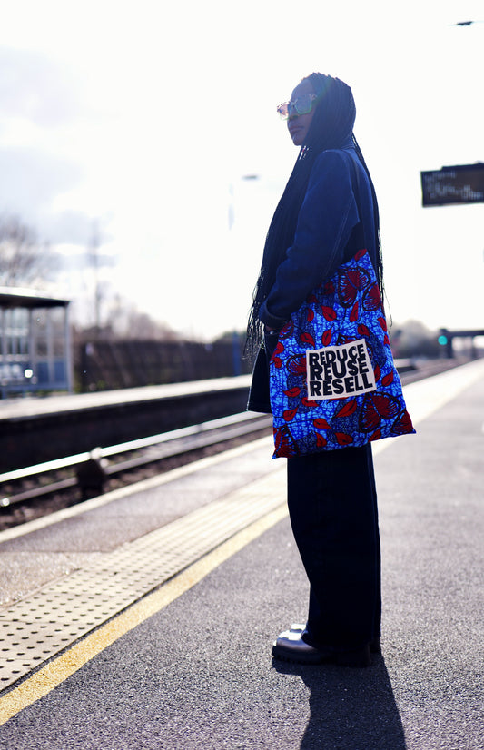 African print Tote Bag