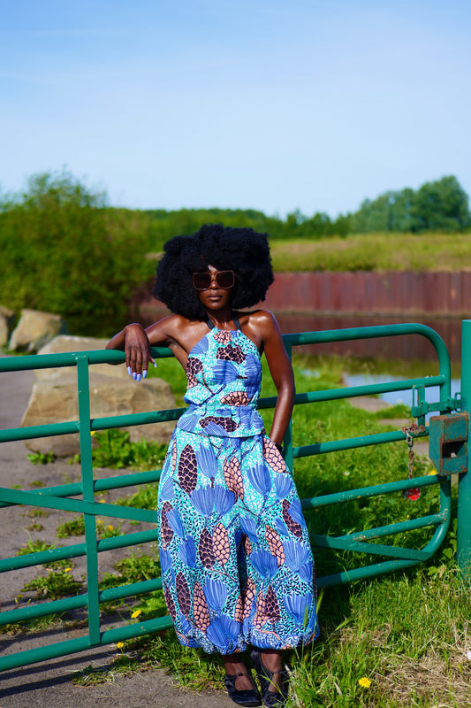 African Print Balloon Pants