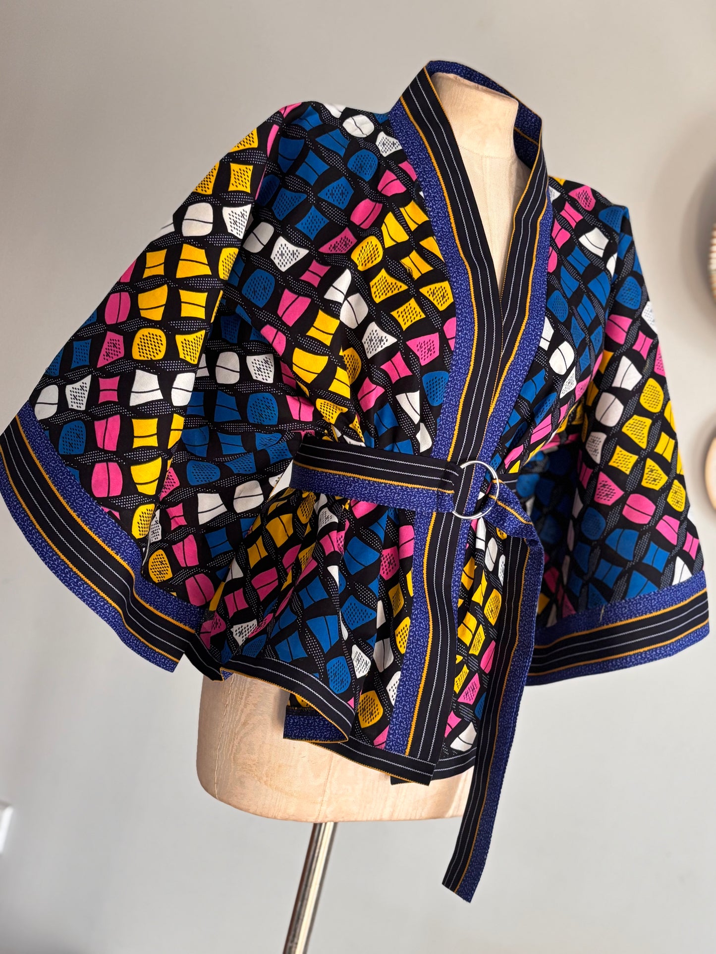 African Print Oversized Jacket “ 24 Inches (Unlined)