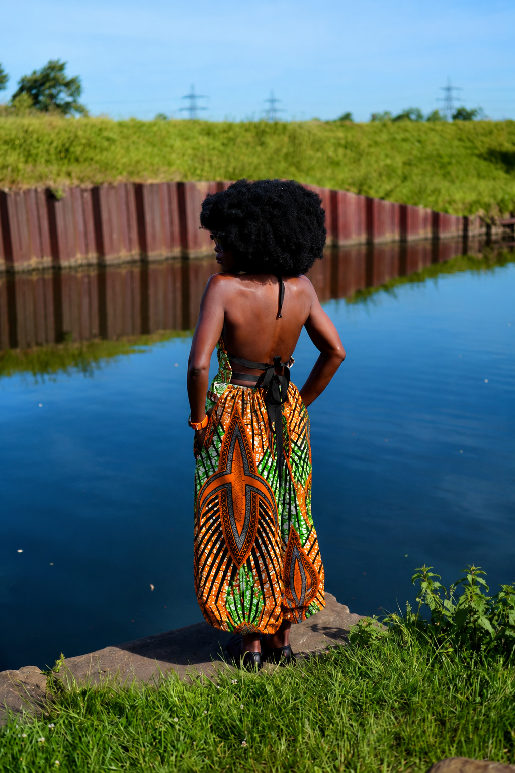 African Print Balloon Pants