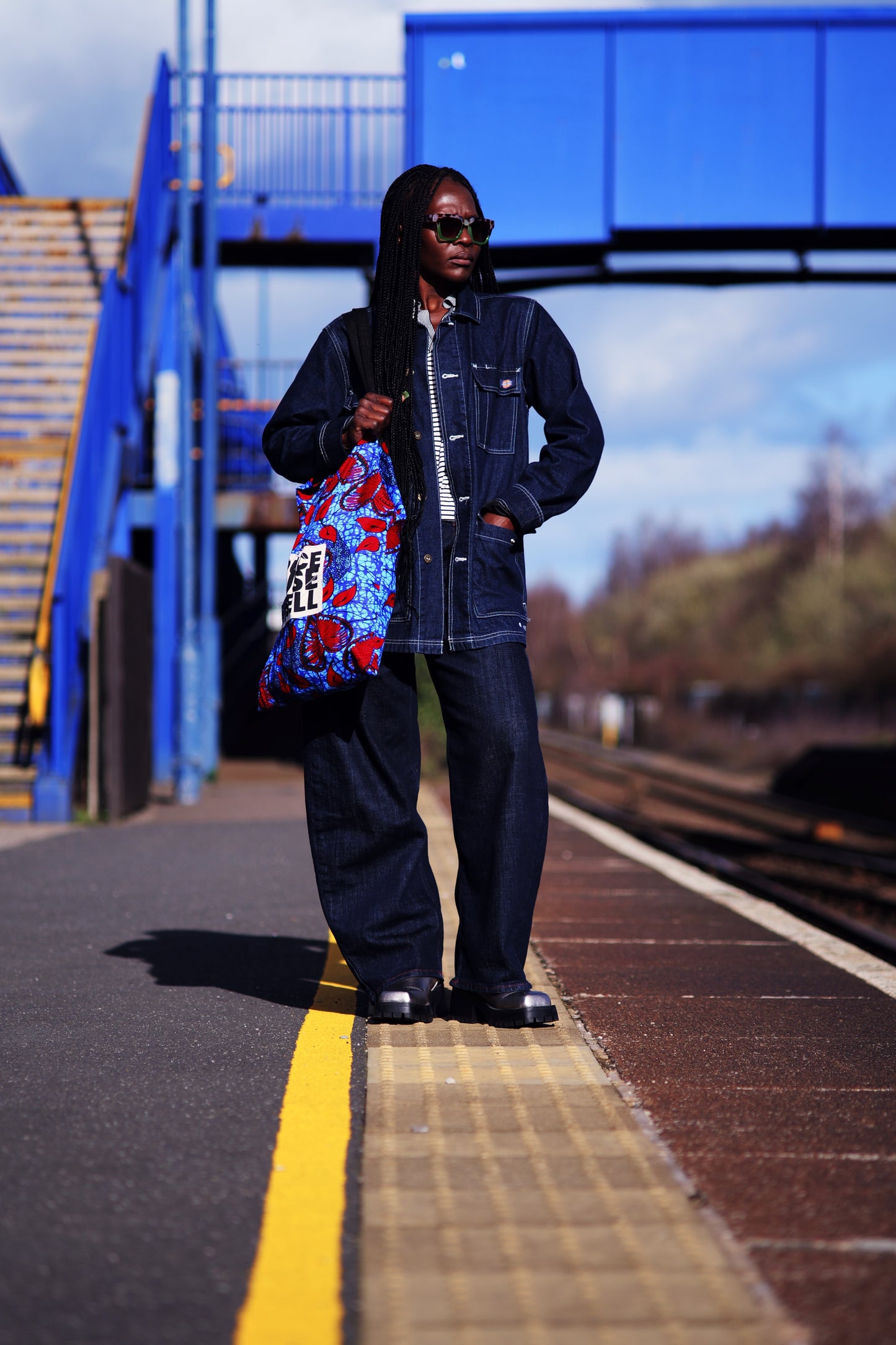 African print Tote Bag