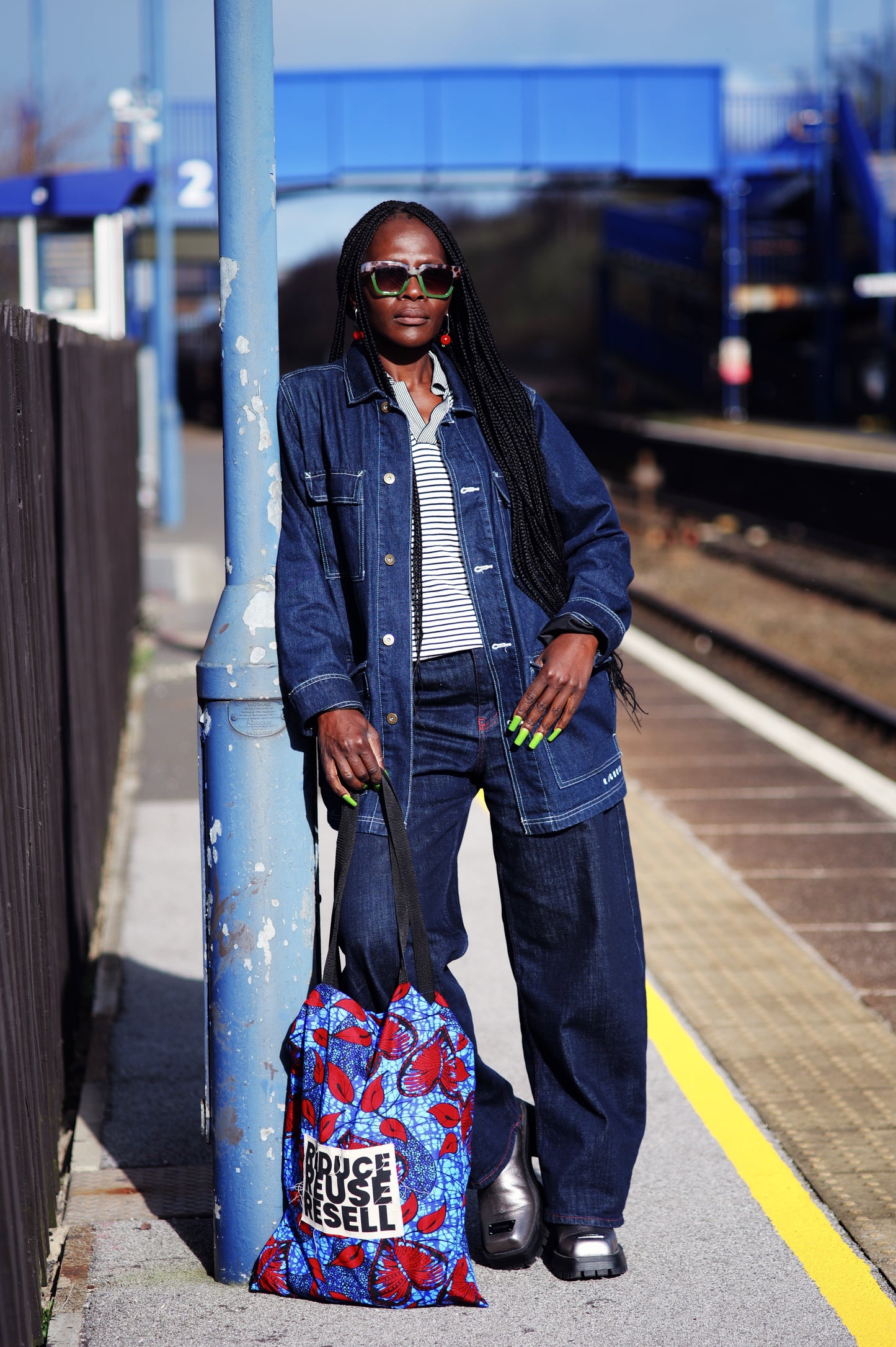African print Tote Bag