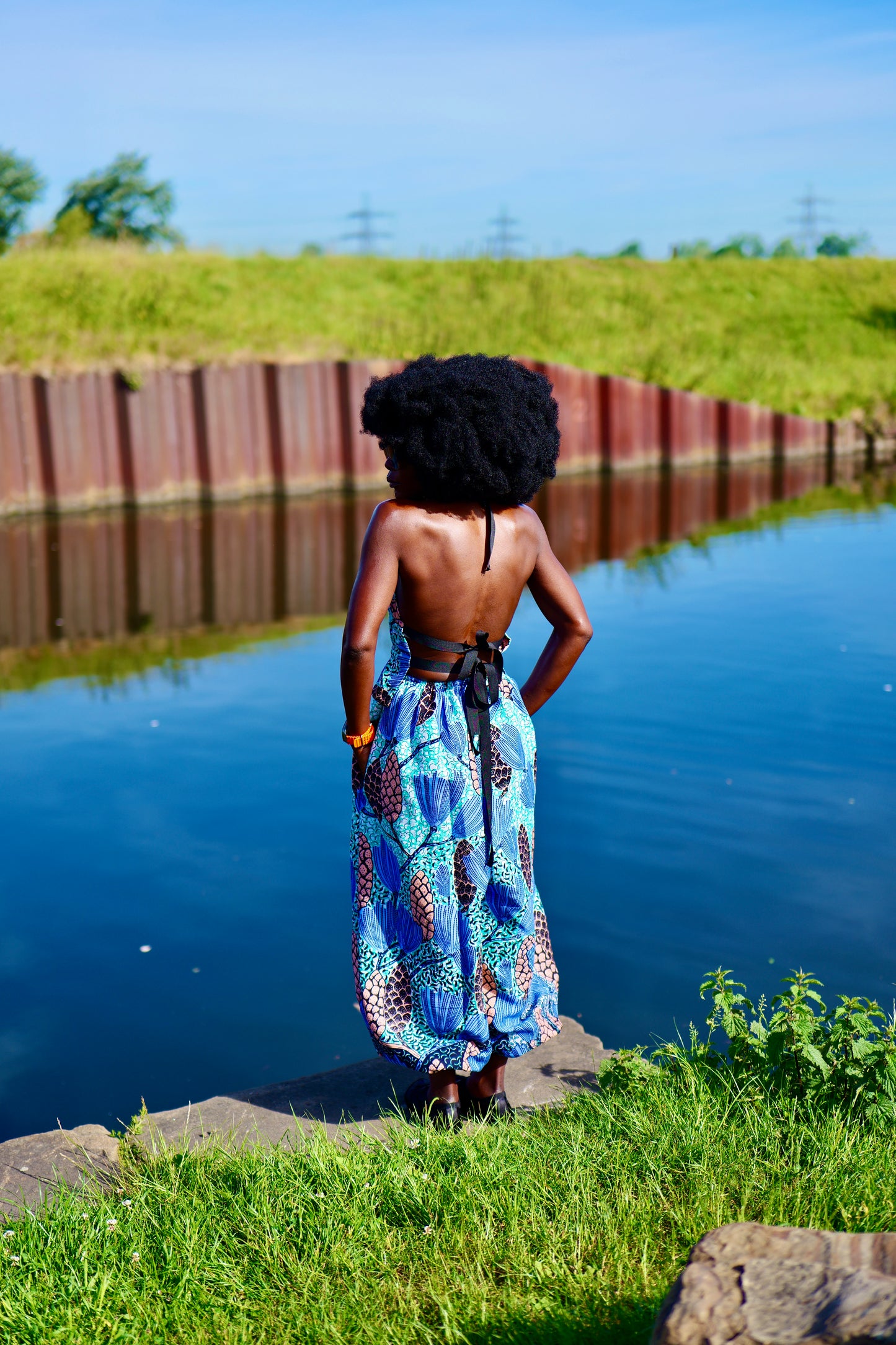 African Print Balloon Pants