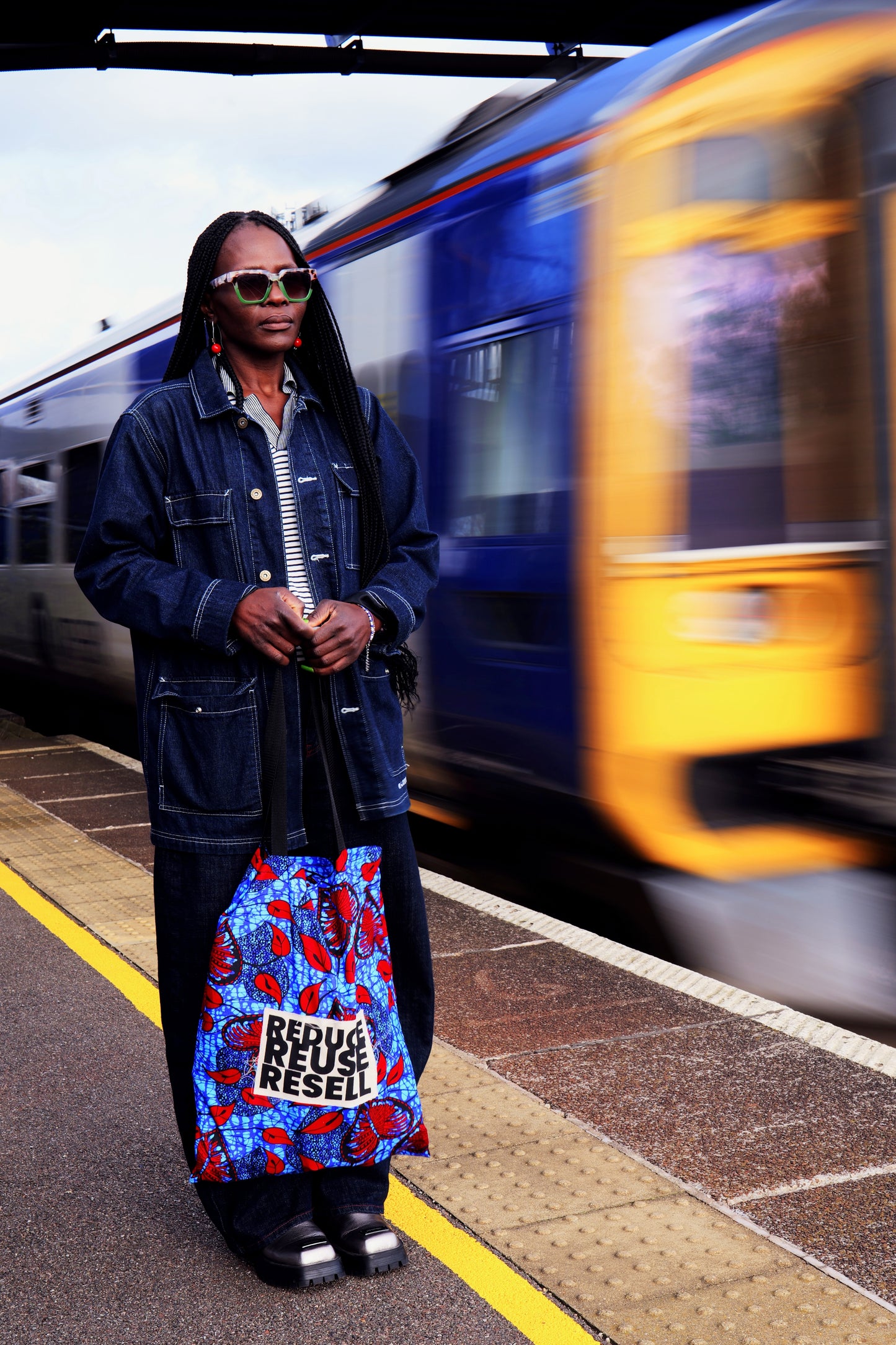 African print Tote Bag