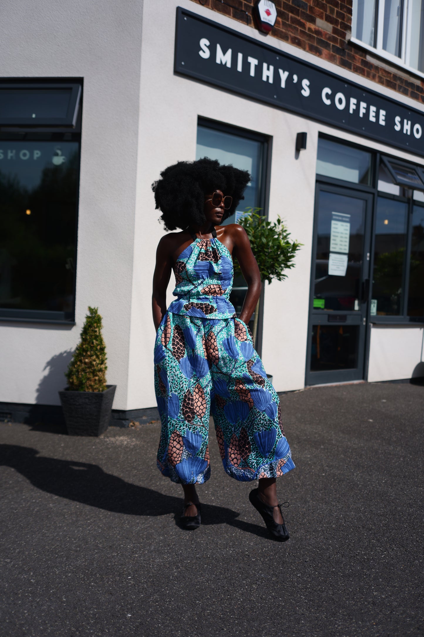 African Print Balloon Pants