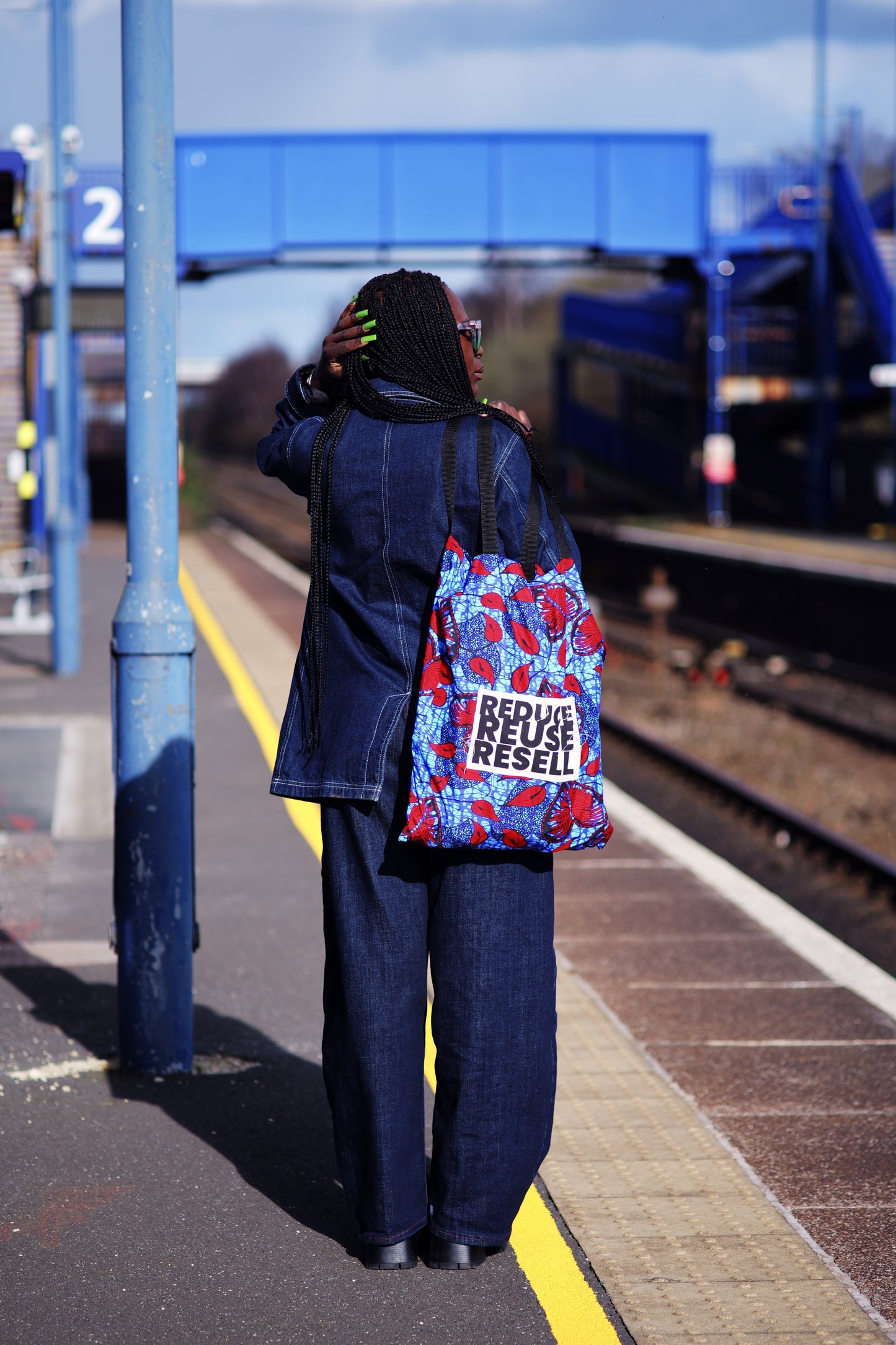 African print Tote Bag