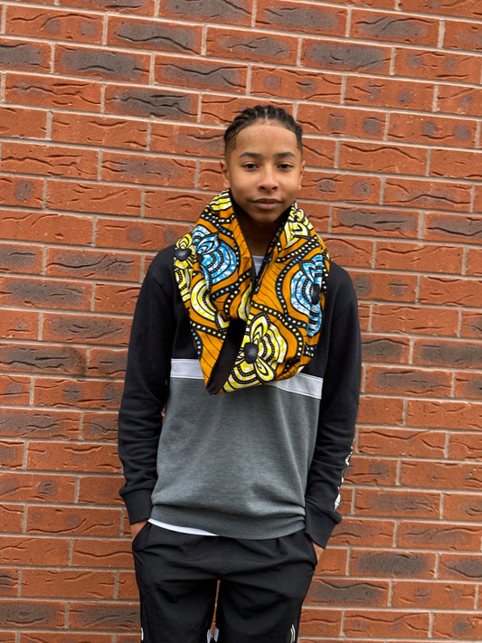 African Print Infinity Scarf
