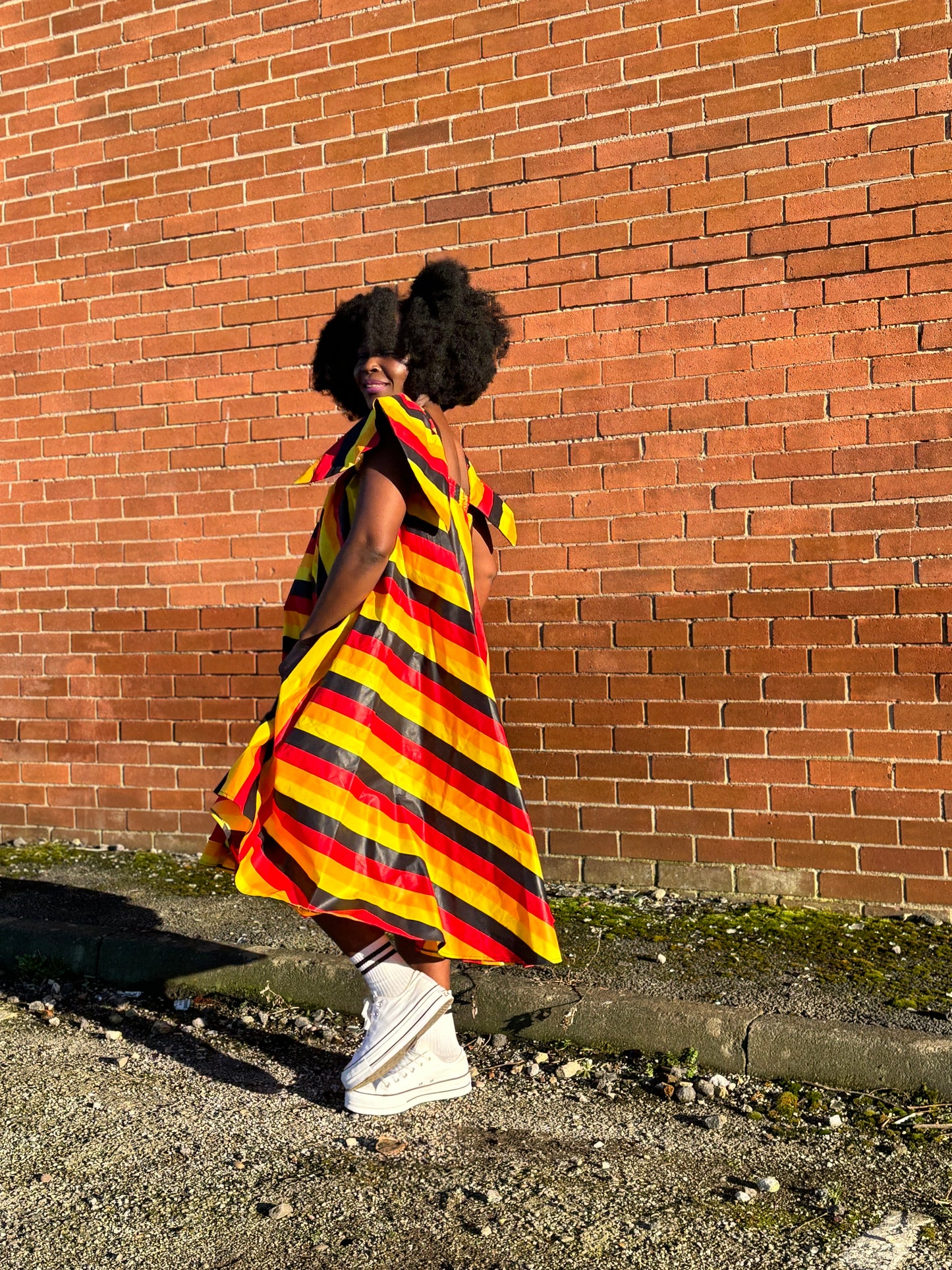 African Print Circle dress